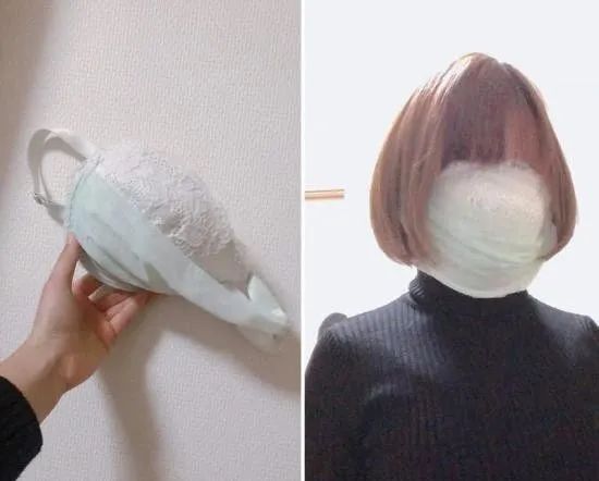 日本把内衣变成口罩大热后有多少网友中招