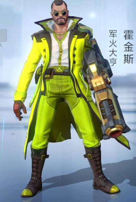 都没想到的"奇葩"配色,比如用染色功能搭配英雄形象cos出了黄金武士