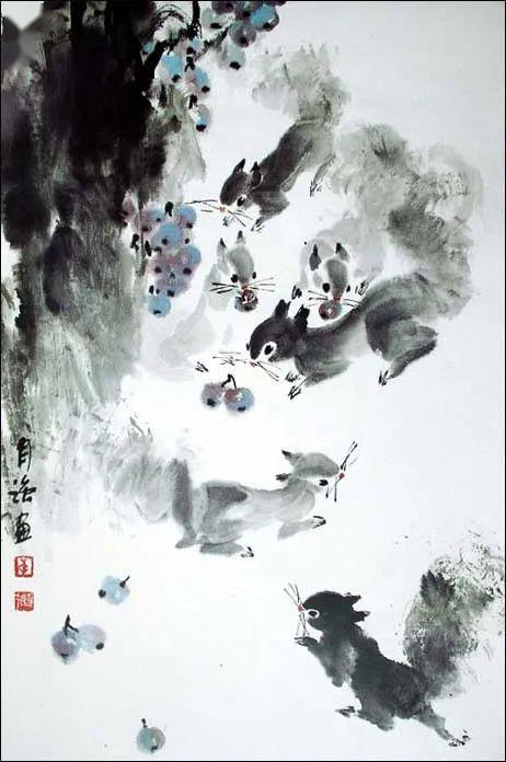 一个个小生命在他的笔下,活泼灵巧,充满生机_李自强