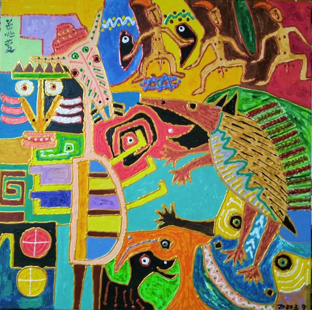 决战2020年——色彩抽象主义绘画沙龙展(总二)