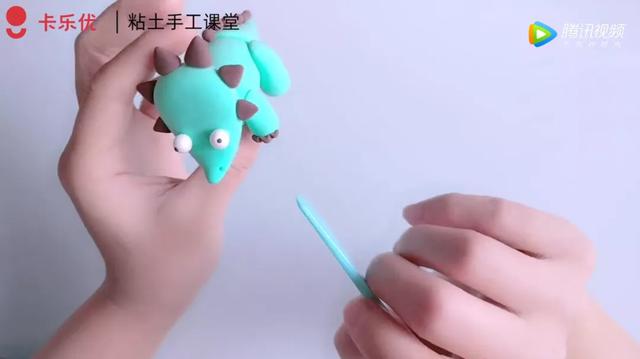粘土教程恐龙系列之三角龙