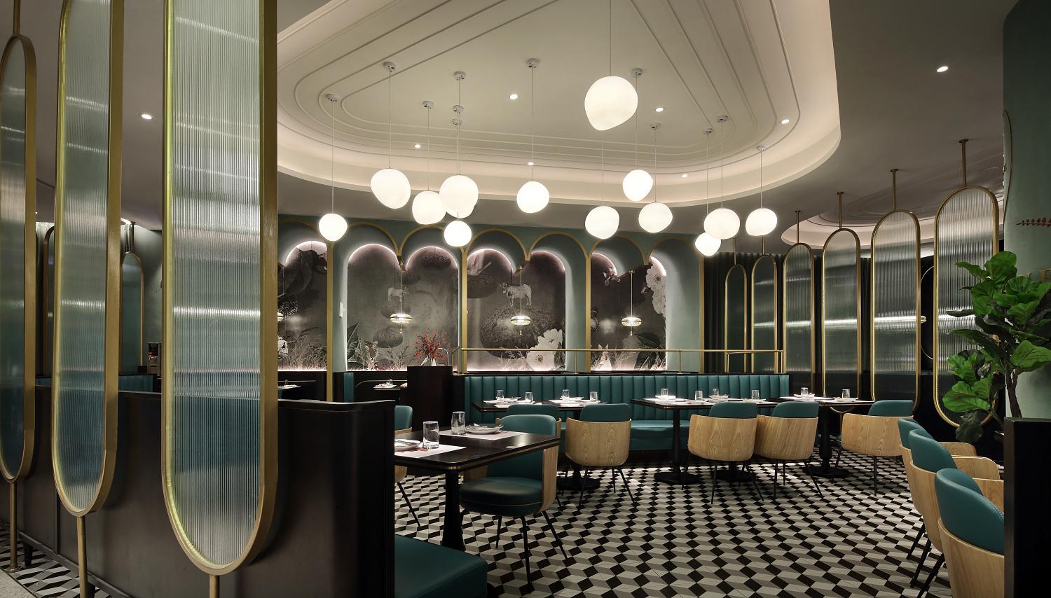 清新雅致的西餐厅设计营造轻松浪漫的用餐氛围