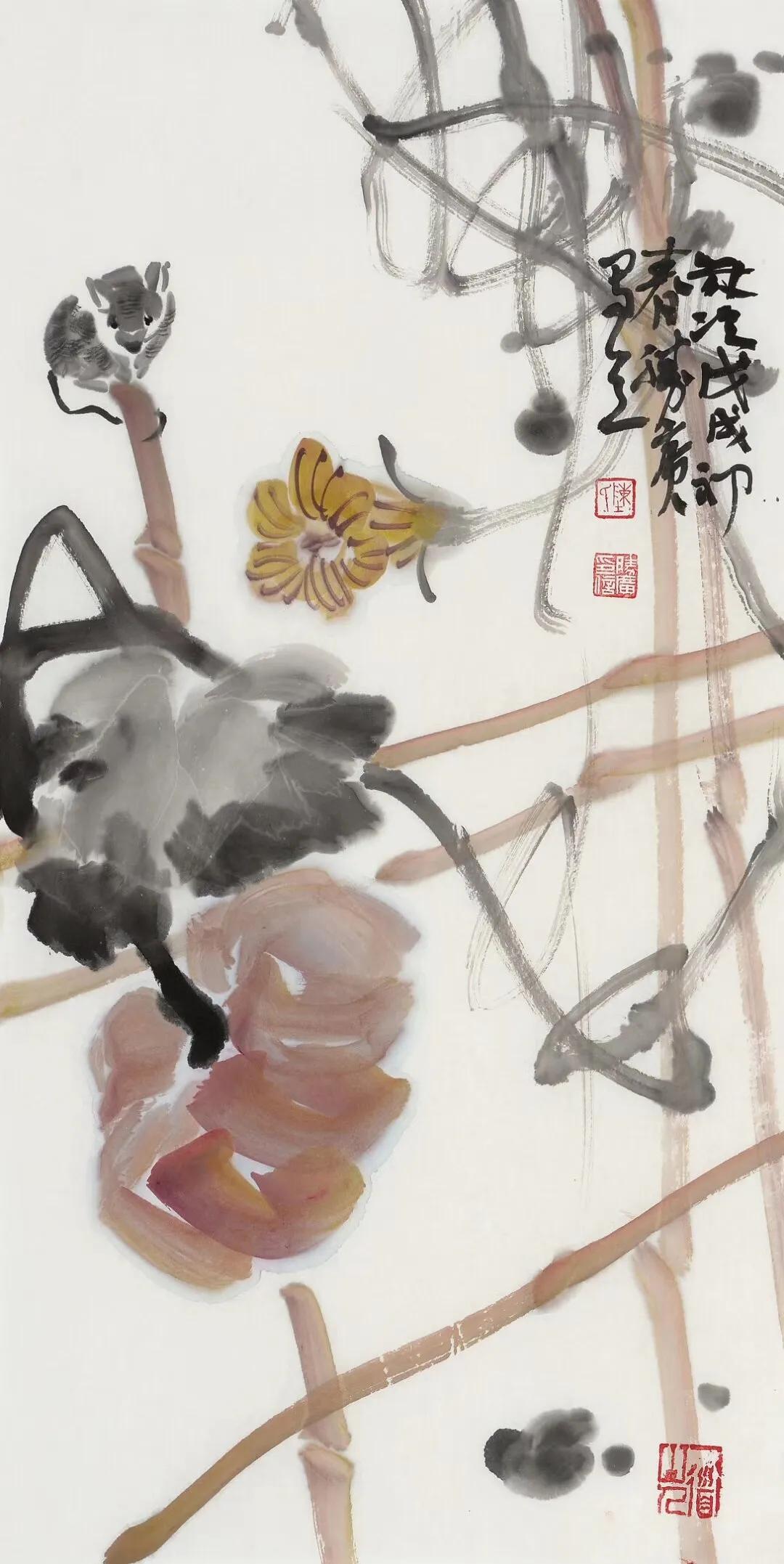 他的一幅幅山水,花鸟大作,给我带来了无限的暇思迩想,让我们一起步入