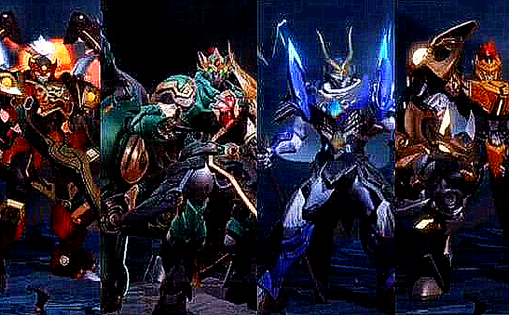 首先这是赵云的五虎将皮肤,可以看到赵云全身都是以蓝色为主的,而且在