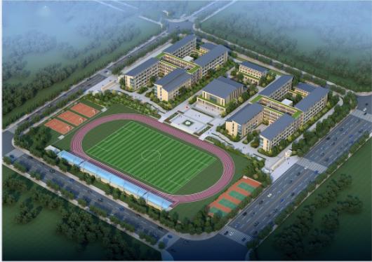 公告丹河新城金村新区起步区赵庄小学及初中建筑工程项目现场公告牌