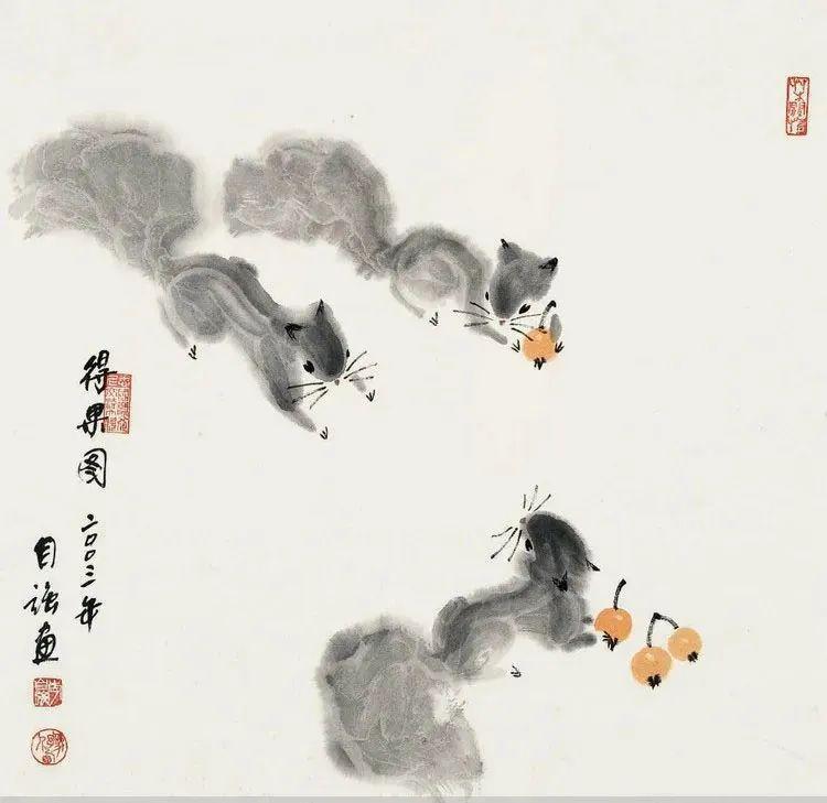 一个个小生命在他的笔下,活泼灵巧,充满生机_李自强