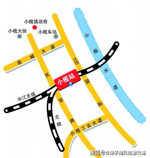 原创广珠城际铁路主线和支线的换乘站小榄站
