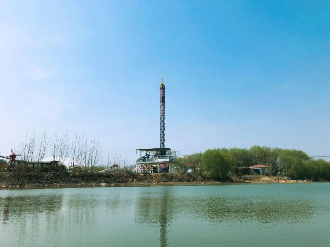 春风和煦繁花似锦广平赵王欢乐城印象城景区内春暖花开