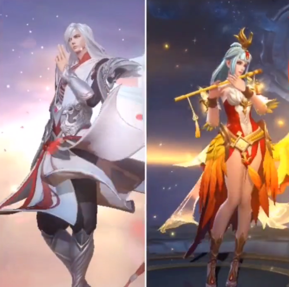 李白cp真多,每款皮肤对应一位英雄,看到最后:这也太般配了_王昭君