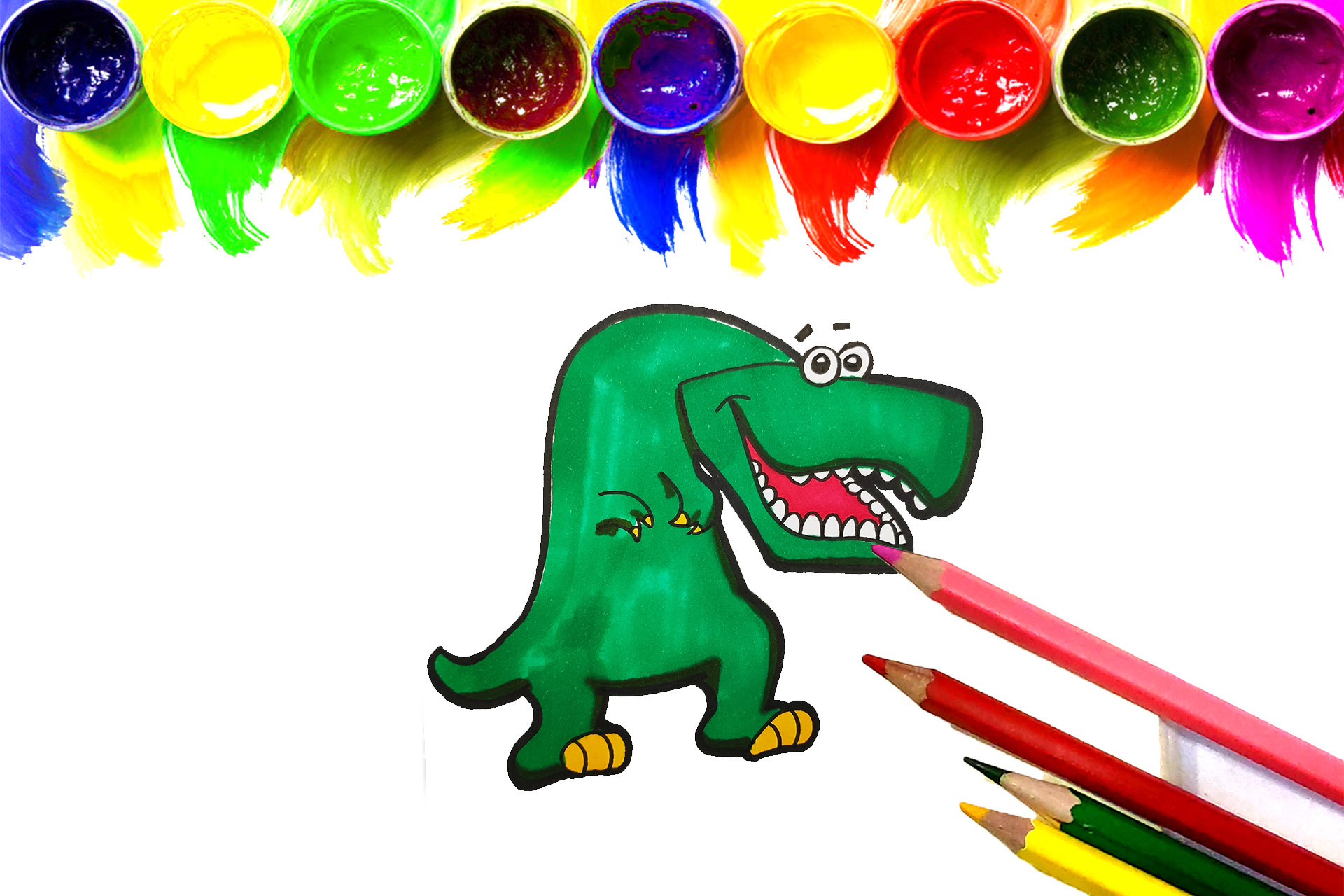 1分恐龙简笔画画一只憨乎乎的马普龙