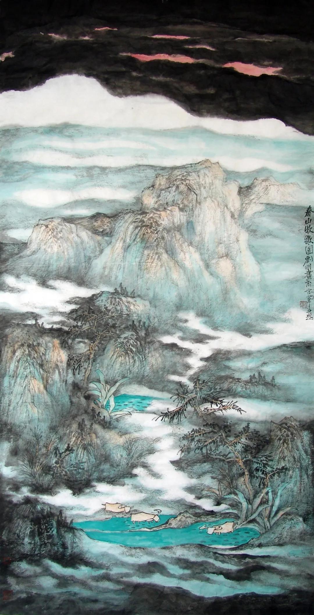 春山水,水墨山水(第10页)_大山谷图库