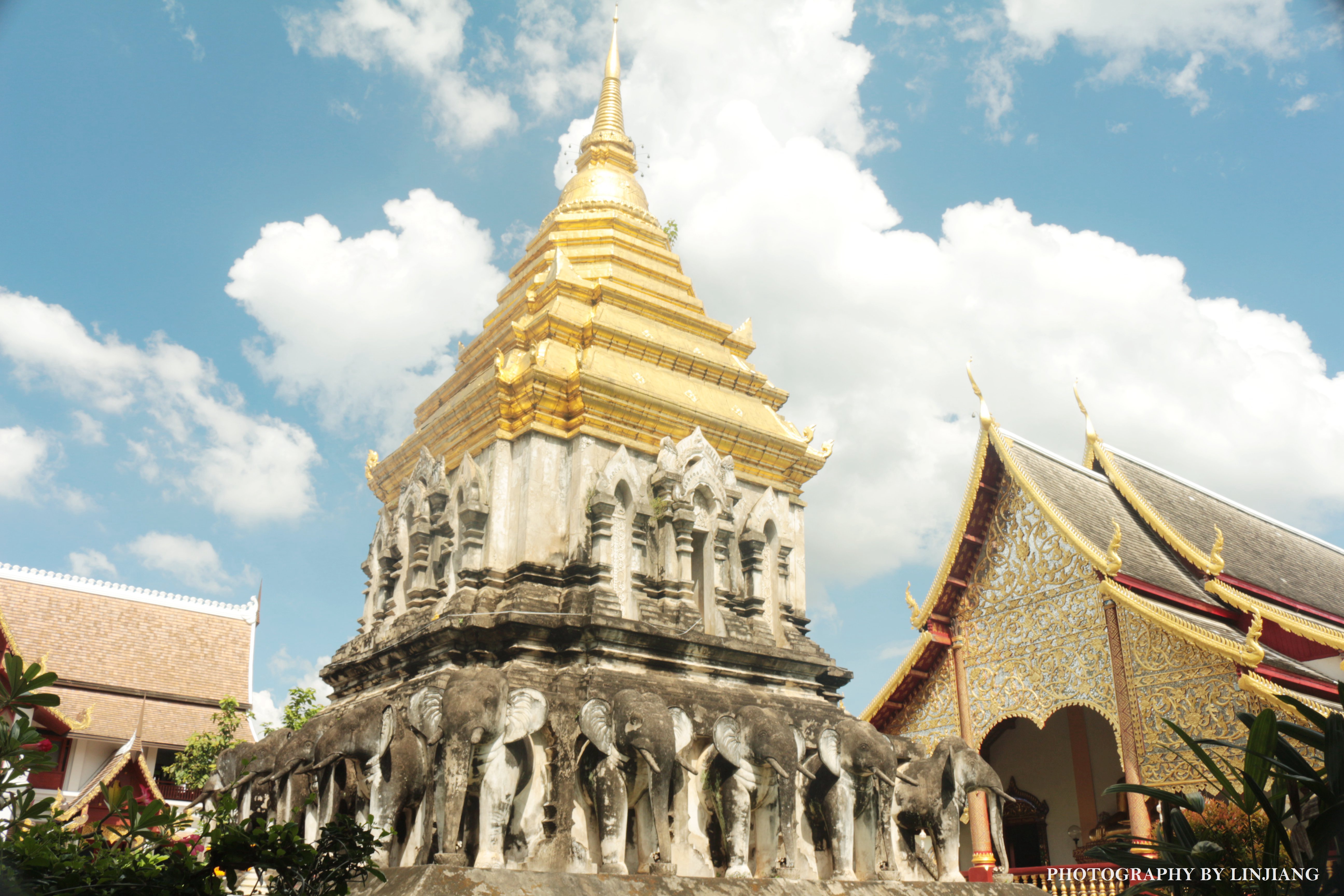 原创泰国清迈最古老佛寺,皇帝亲自督造,如今免门票还提供中文讲解