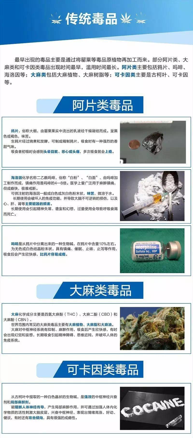 常见毒品有哪些文字图片