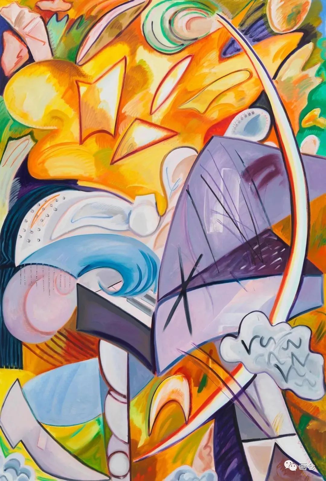 画仓达娜舒兹danaschutz美国当代艺术家