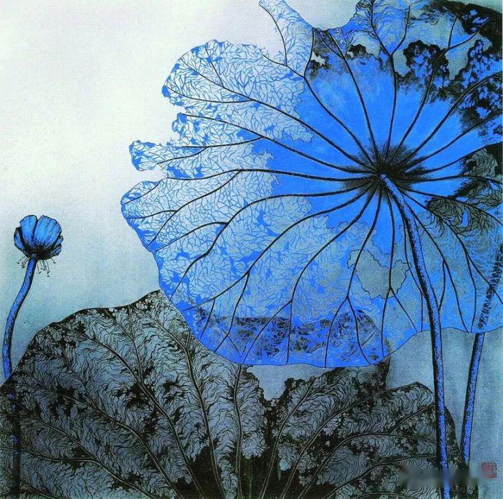 七位名家画残荷别有韵味