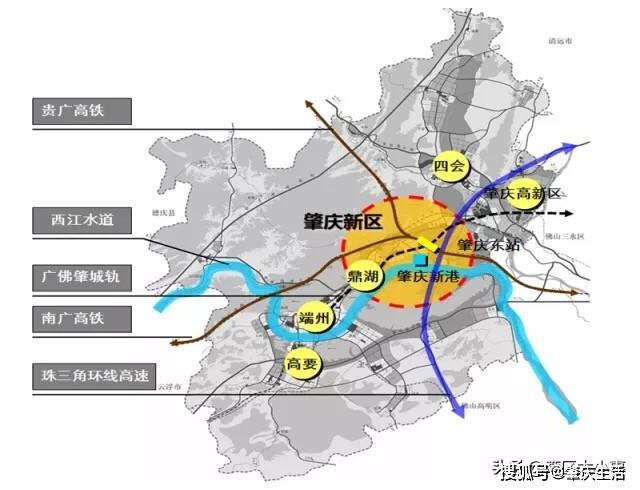 肇庆版珠江新城百亿文政加持的新区下个城市中心在起飞