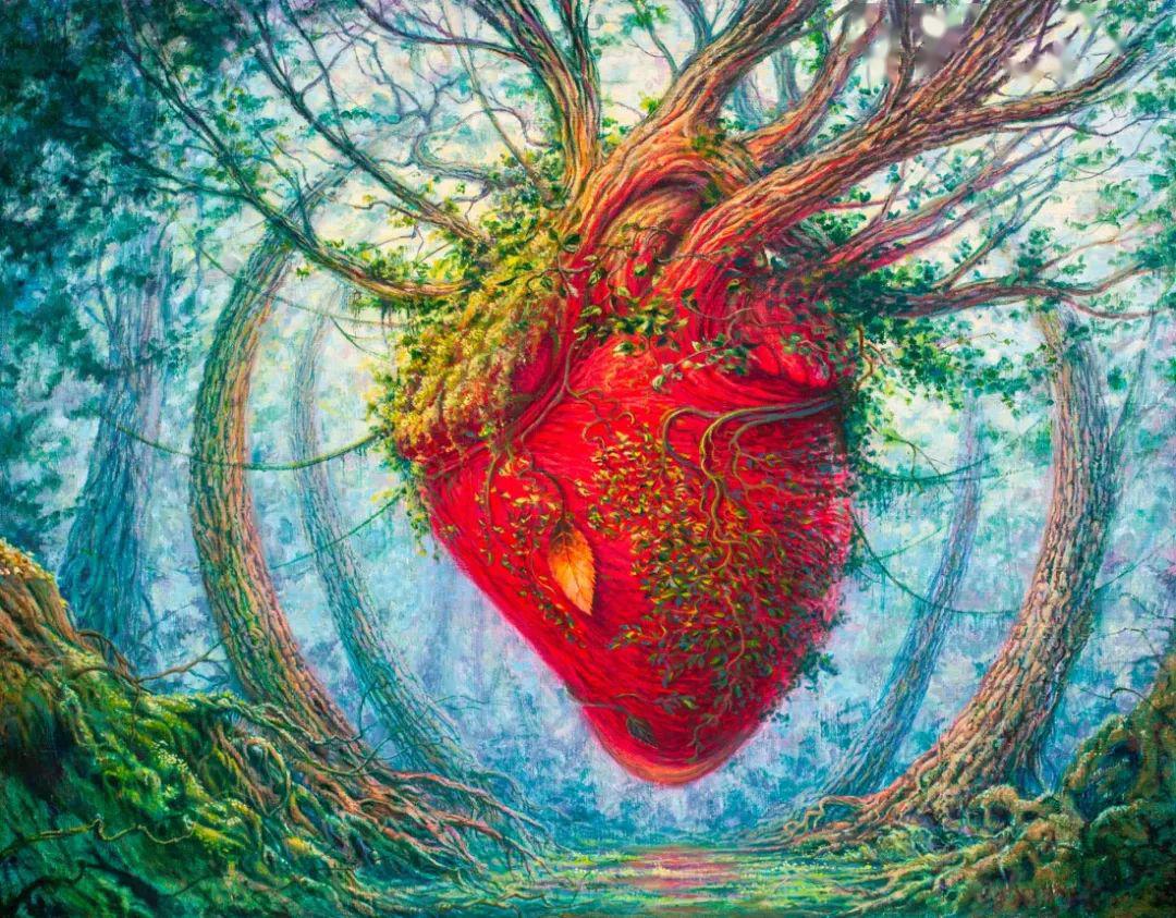 浓墨重彩超现实主义幻想插画欣赏