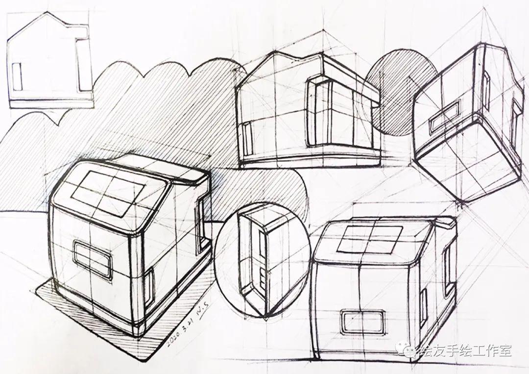 停课不停绘绘友线上公益产品手绘课第二次任务发布第一次作业讲评