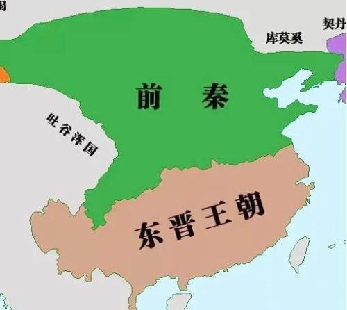 东晋前秦地图图片