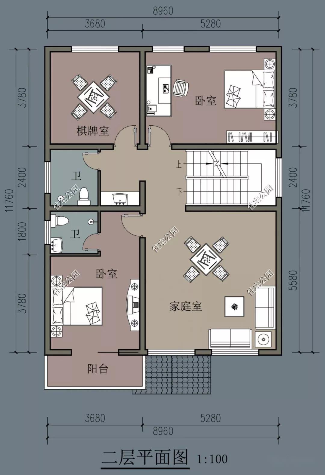 农村120平方户型图大全图片