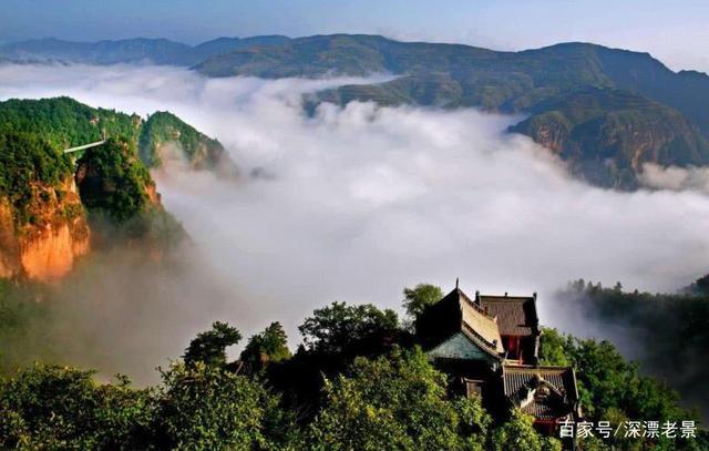 中国甘肃省平凉崆峒山,被誉为中华道教第一山!古
