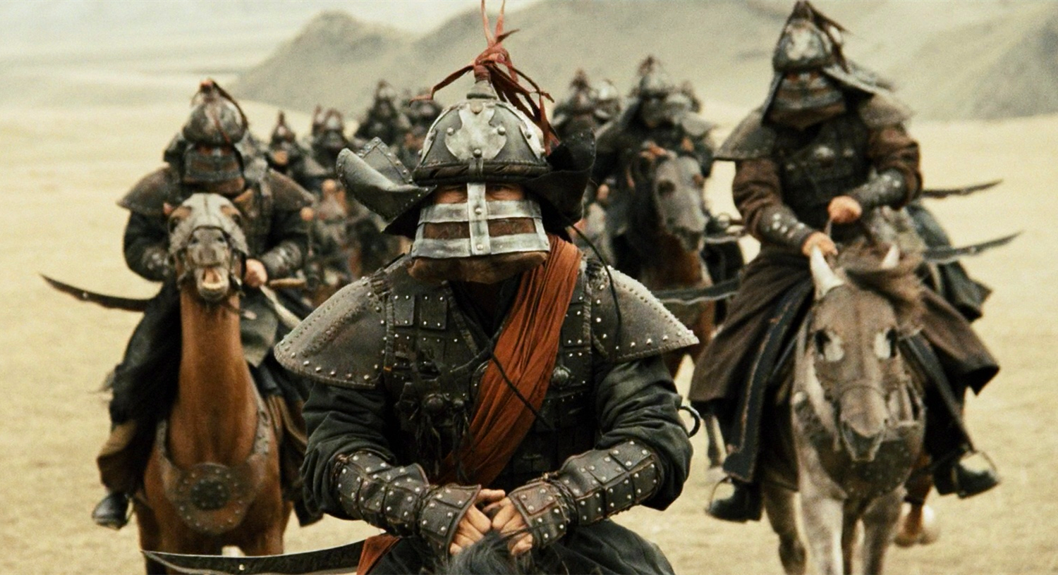 蒙古骑兵发型图片