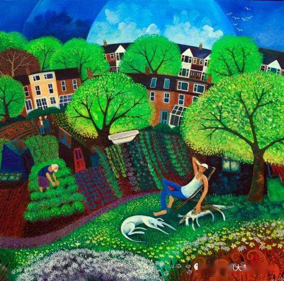 大众艺术网:充满活力和五彩缤纷的生活 —— 旅英丹麦女画家丽莎