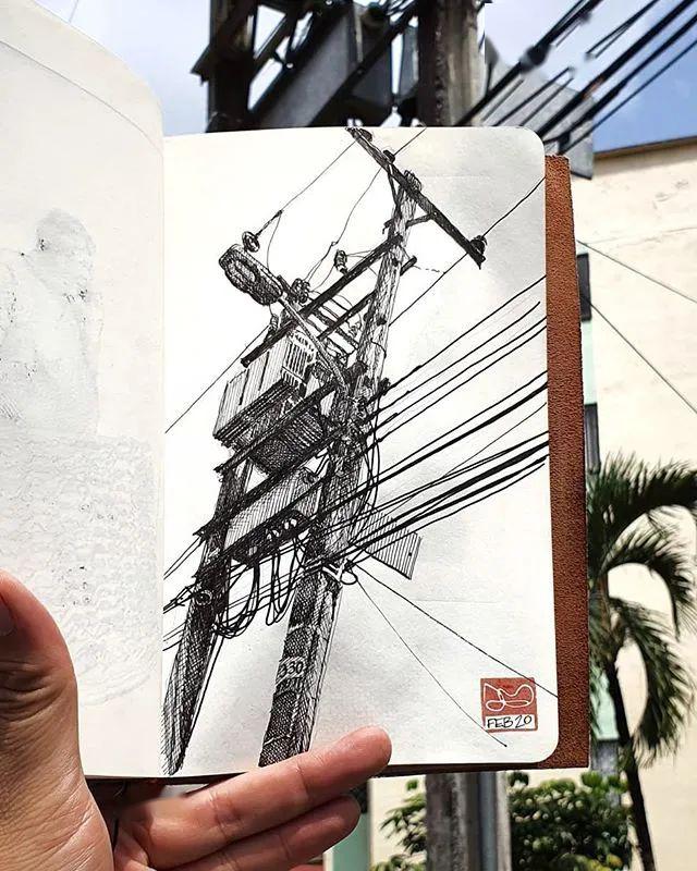 趣味横生的场景速写