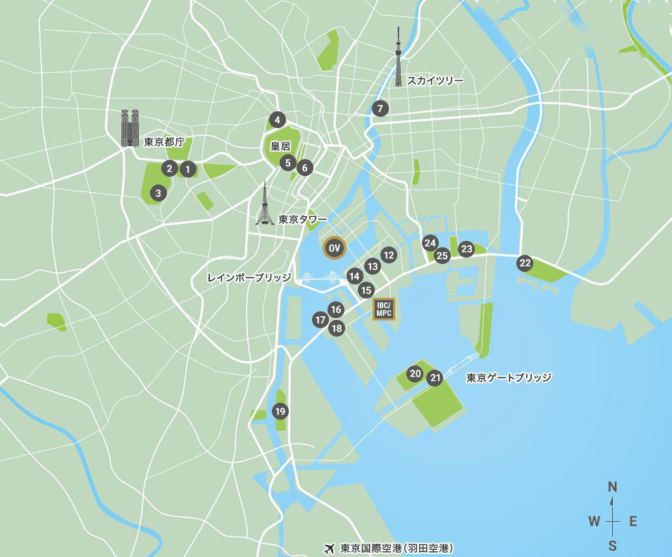 东京奥运会虽然2021年见,但比赛场馆可以先睹为快