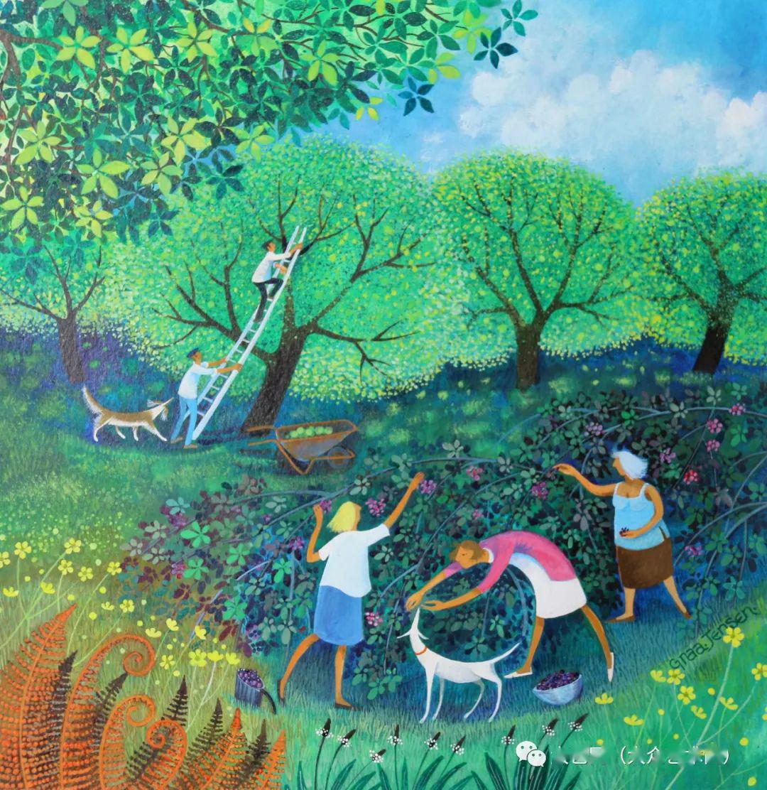 大众艺术网:充满活力和五彩缤纷的生活 —— 旅英丹麦女画家丽莎