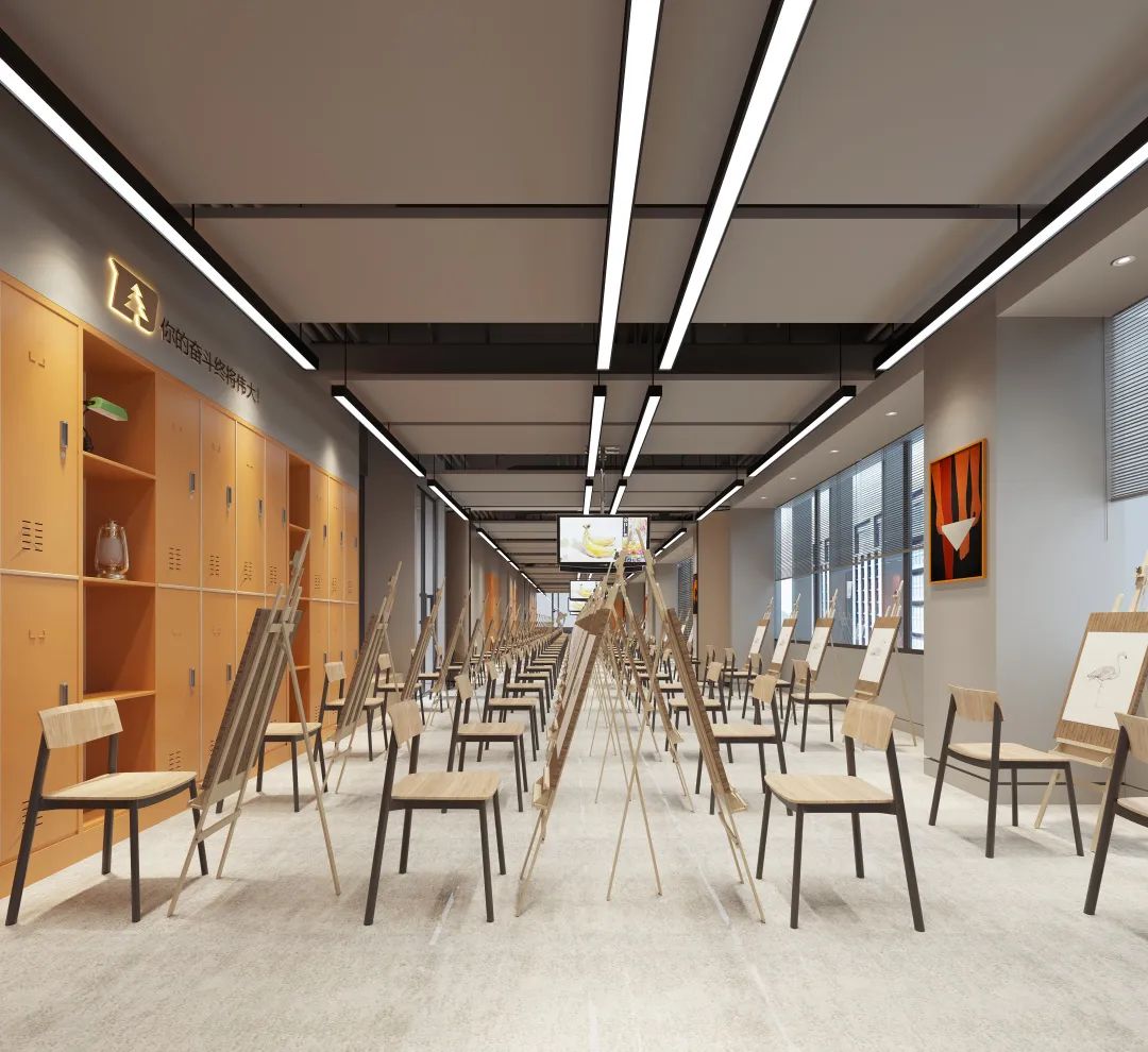 26000m05重新定义现代化教学空间顶峰画室大学城超级校区