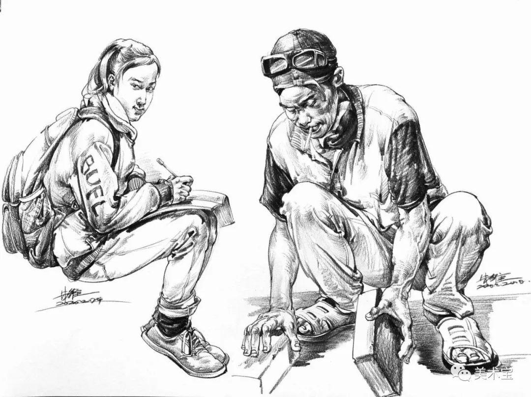 美术宝超级名师朱维——从动画专业到速写专长,他的作品中到底蕴含了