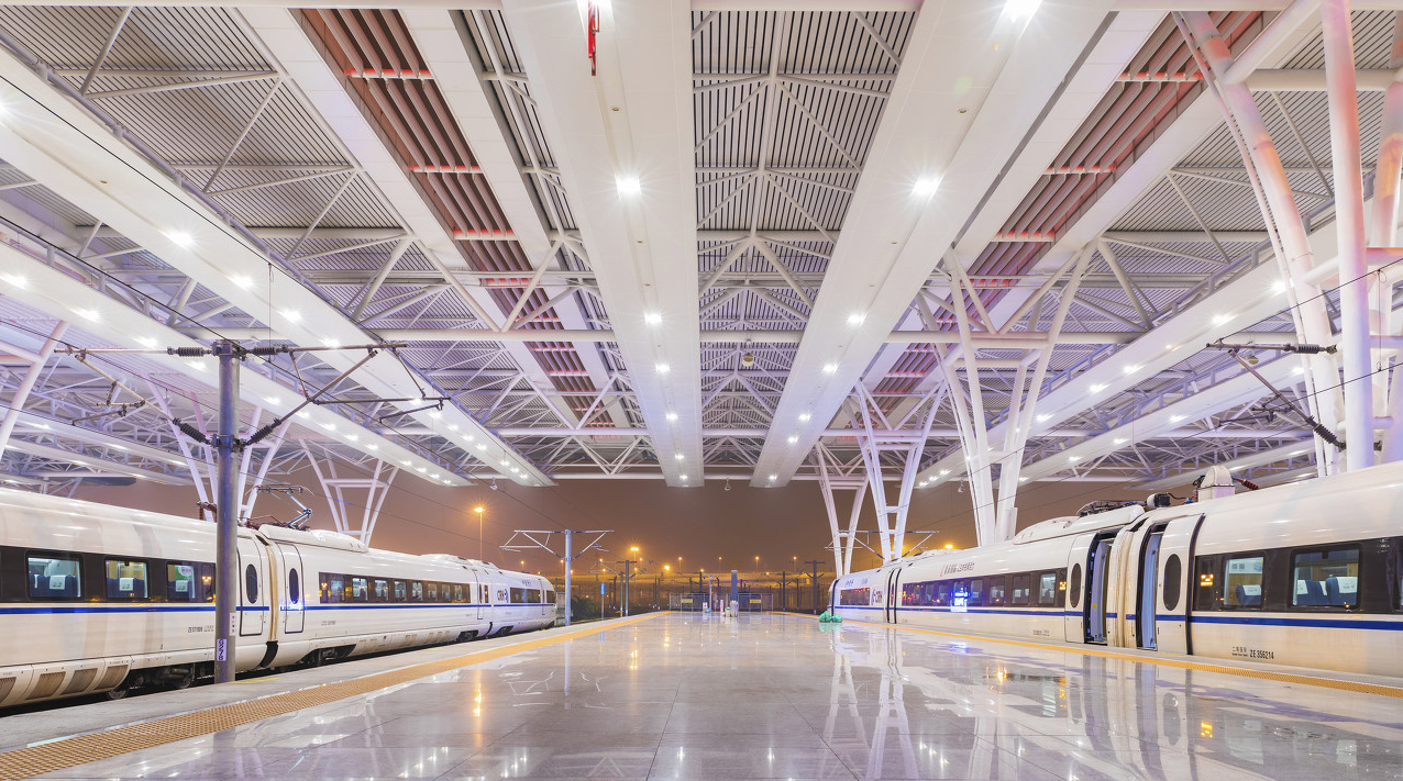 航拍上海虹桥站,总投资超150亿元,高铁机场互通