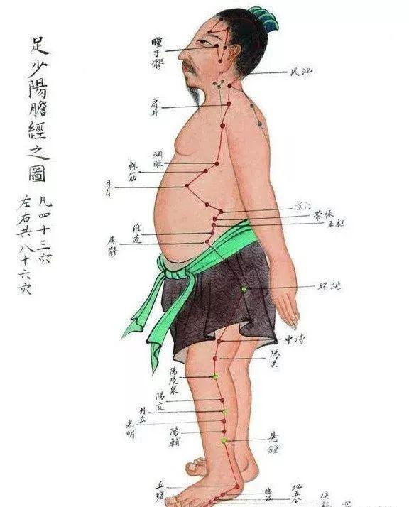 這樣就意味著,膽經是我們人體中一條非常重要的經脈,膽經上有一個穴位