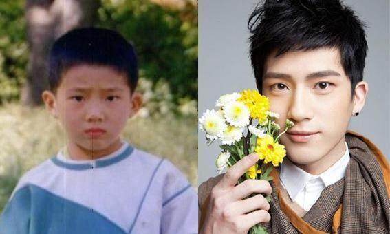 井柏然小时候竟然是这幅模样,一看就是乖宝宝啊黄子韬小时候看起来很