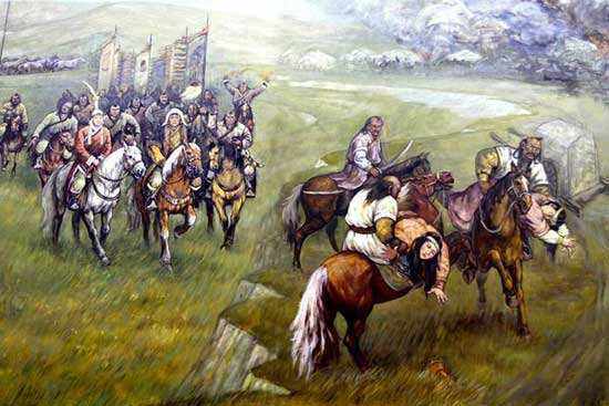 十三翼之战中的成吉思汗其战争生涯中唯一一次遭遇滑铁卢