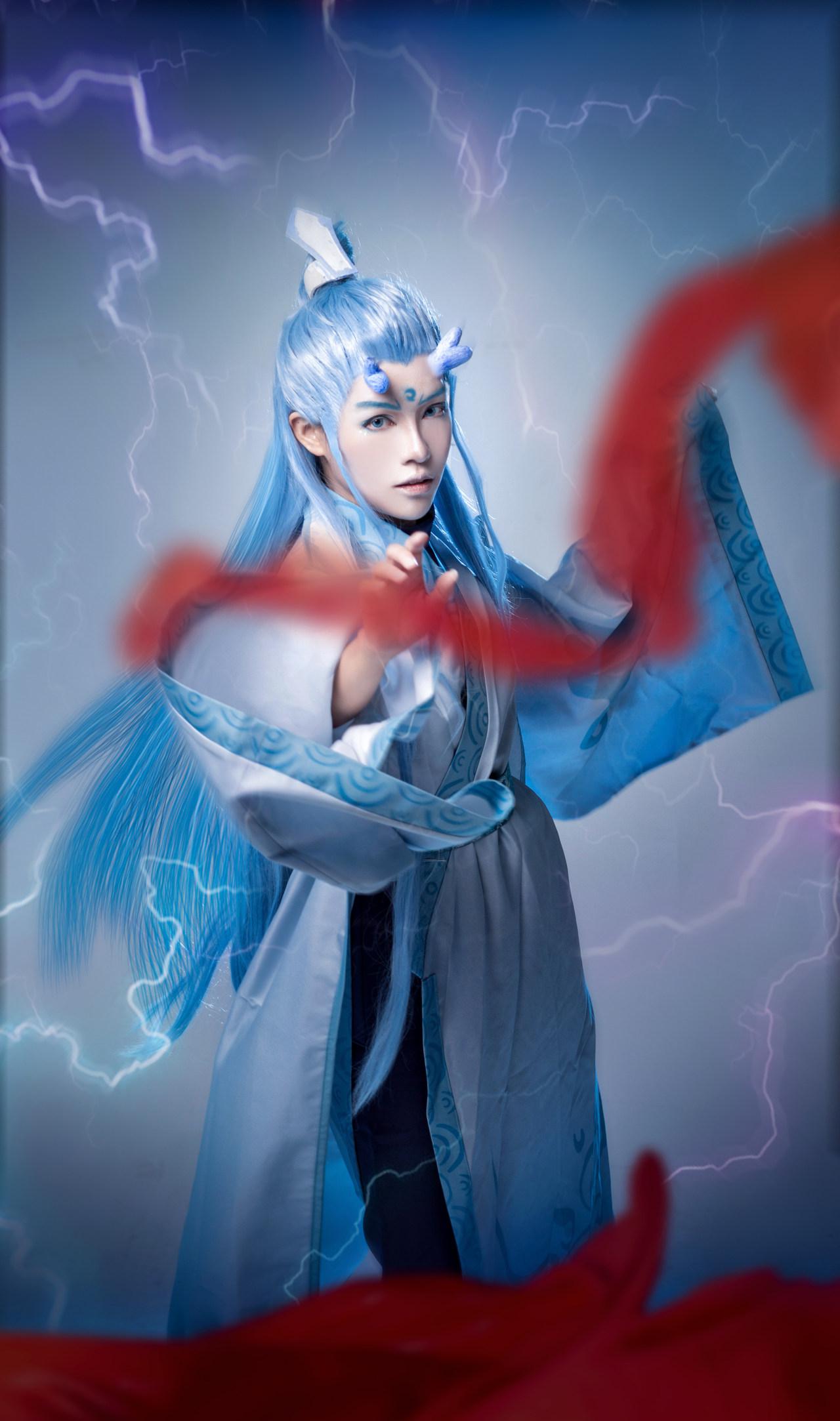 哪吒之魔童降世敖丙cosplay