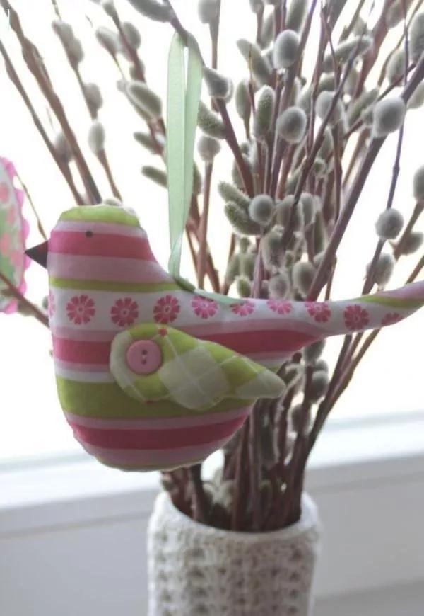 0基础也能做的diy,可爱的布艺小鸟玩偶,手工制作附教程