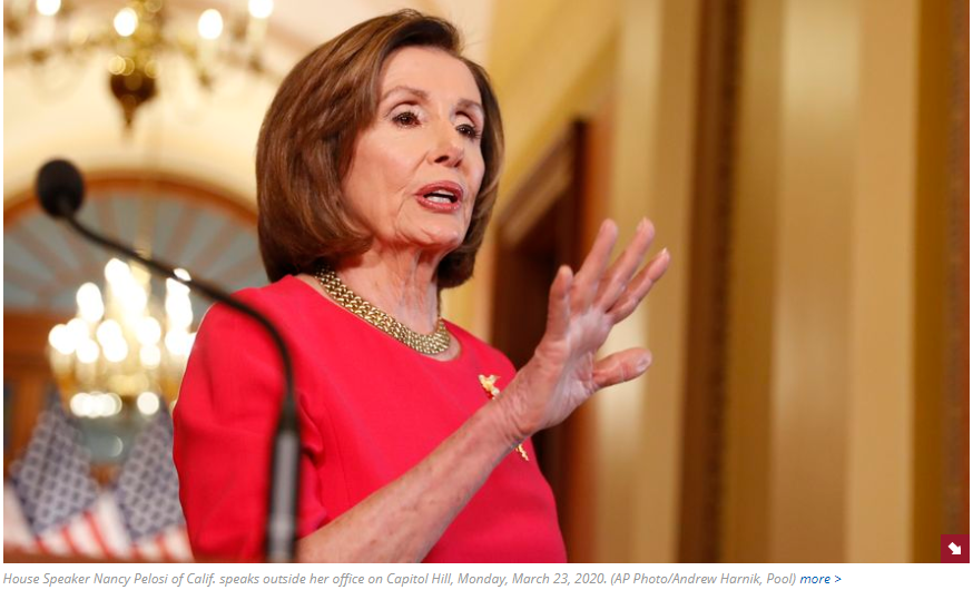 原创美国众议院议长抨击特朗普对新冠肺炎的反应当总统