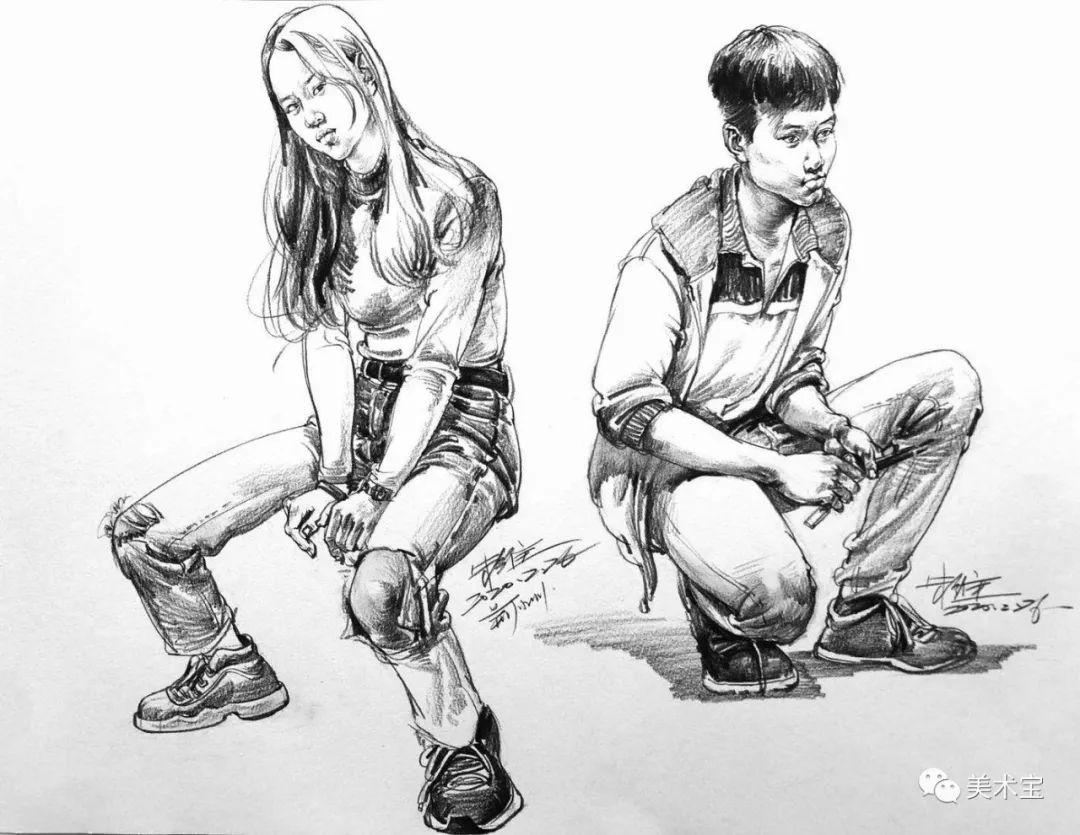 美术宝超级名师朱维——从动画专业到速写专长,他的作品中到底蕴含了
