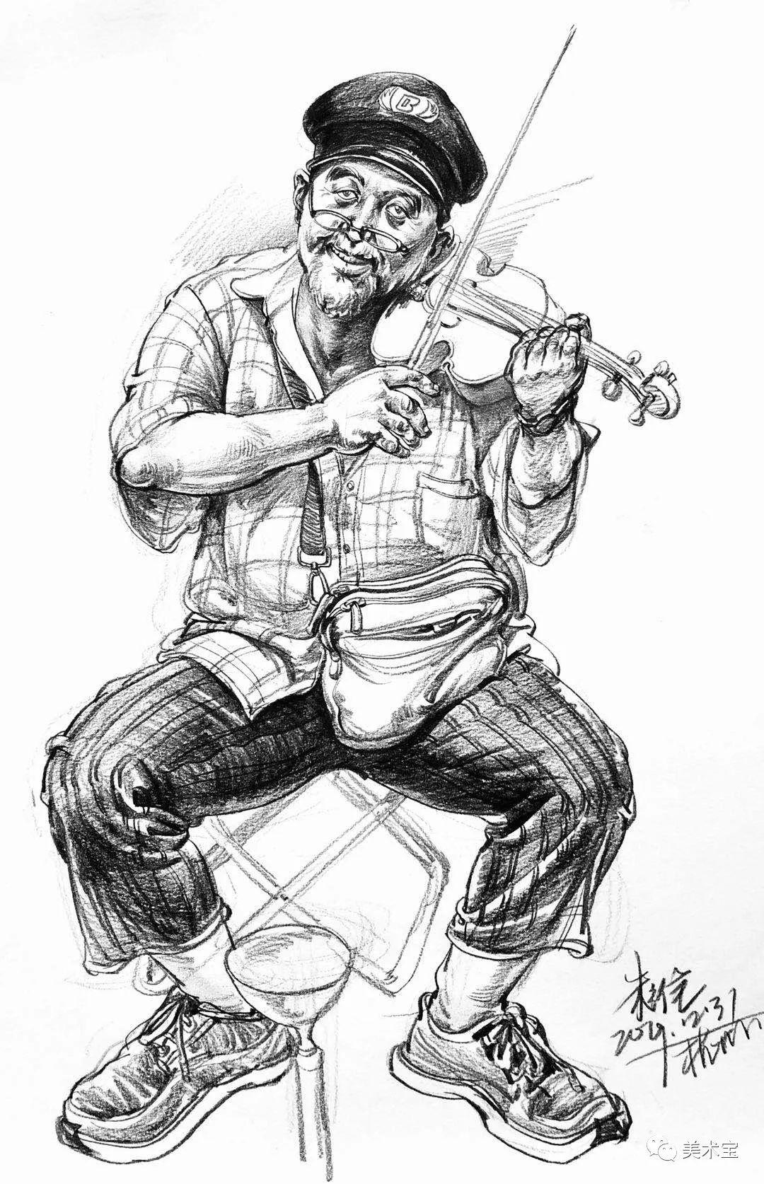 美术宝超级名师朱维——从动画专业到速写专长,他的作品中到底蕴含了