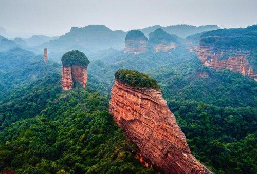 广东唯一的世界自然遗产丹霞山地学国粹之奇景探秘