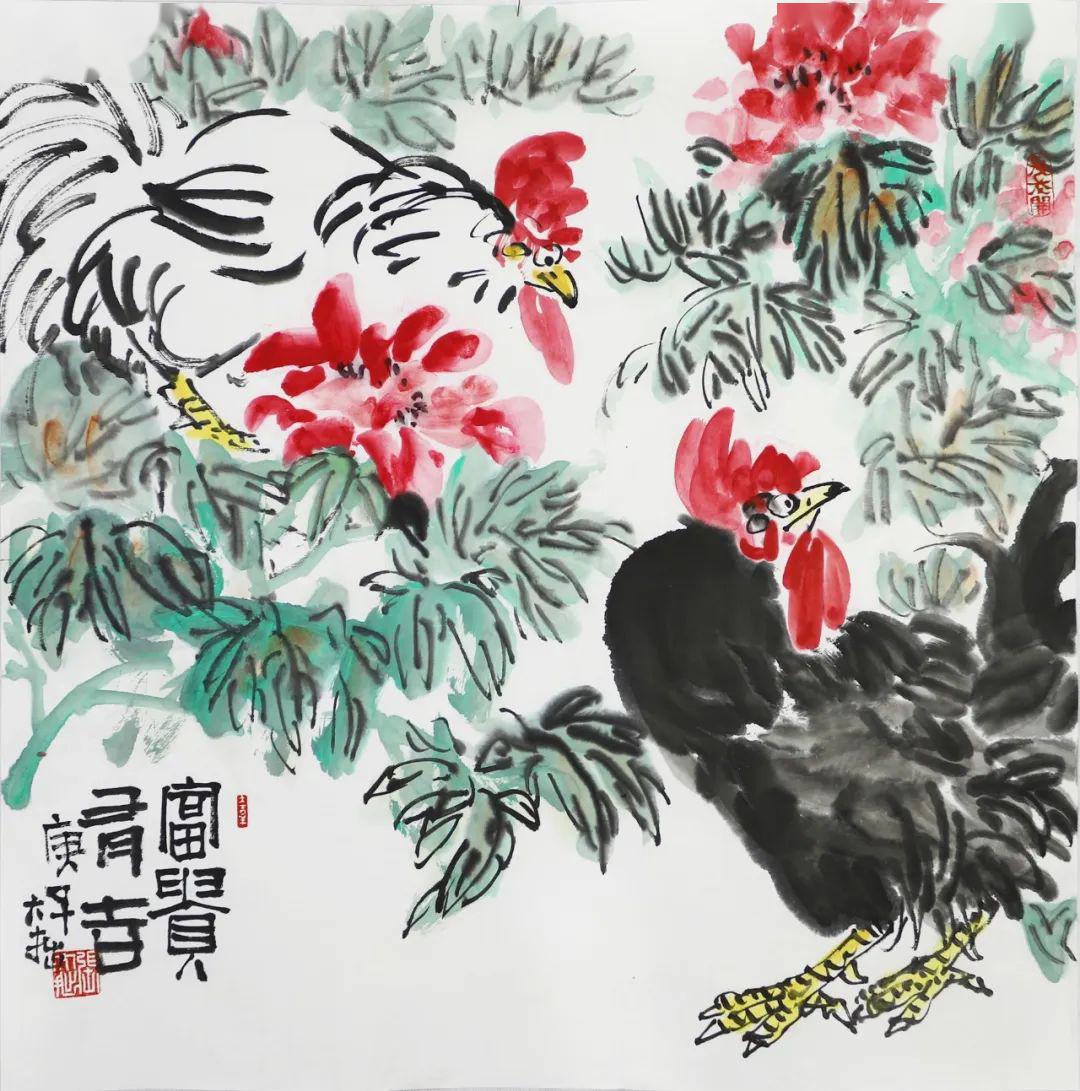 新春暖花开张大拙花鸟画微信展二十八