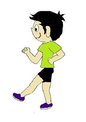 正向动作:家长下口令,让孩子进行前进,后退,向后转,向左转,向右转,向