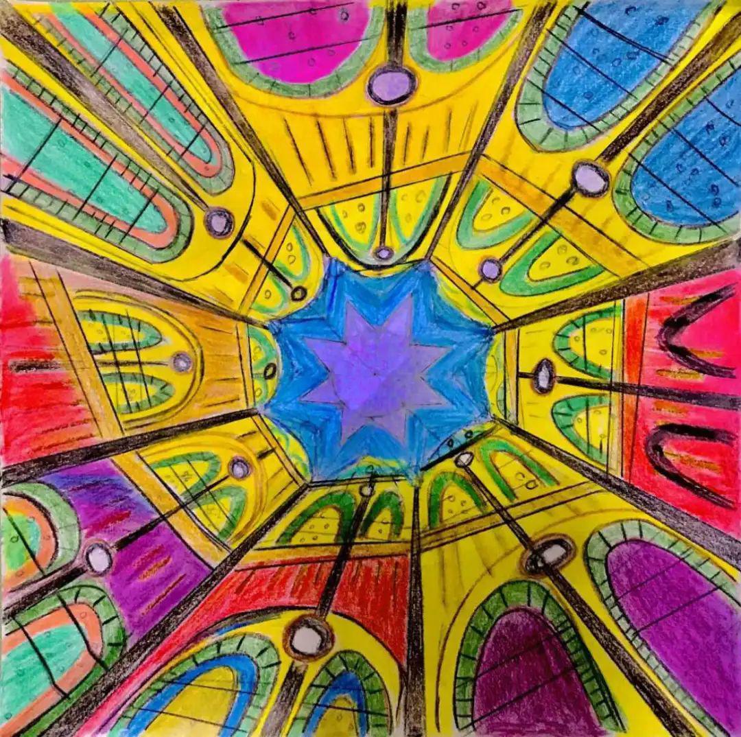 【优秀作品展示】仰望星空 "云"端画展(一)_黄展晰