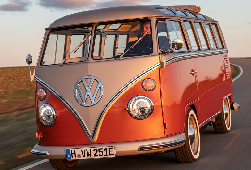大众经典面包车回归续航200km外观复古