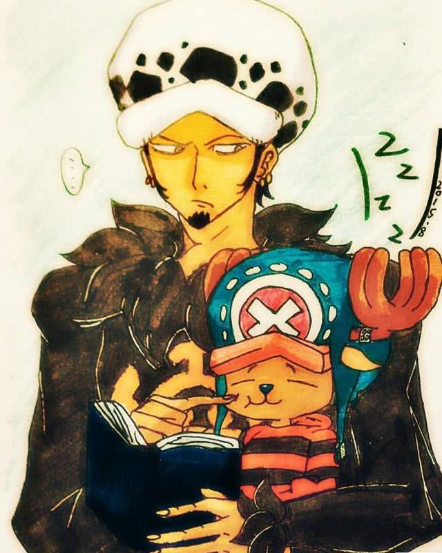 海贼王里的罗的画风和人设自从遇到路飞后就崩了.