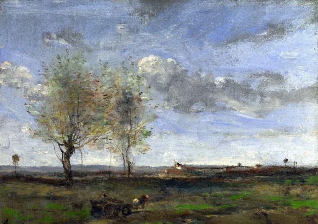 油画荡漾着理想主义浪漫蕴涵着现实主义真切柯罗