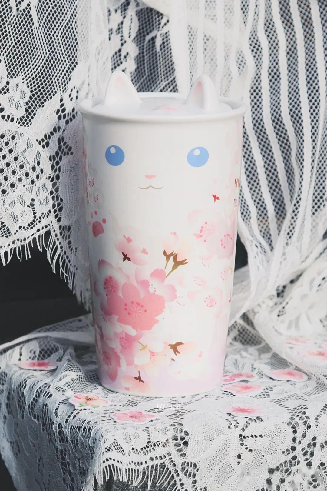 3月24日星巴克第③波樱花杯隆重上新!藏在樱花里的萌猫?_马克杯