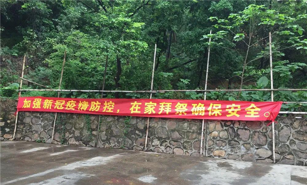 练凌东到勒流大凤岗公益墓园检查指导清明节暂停祭扫工作